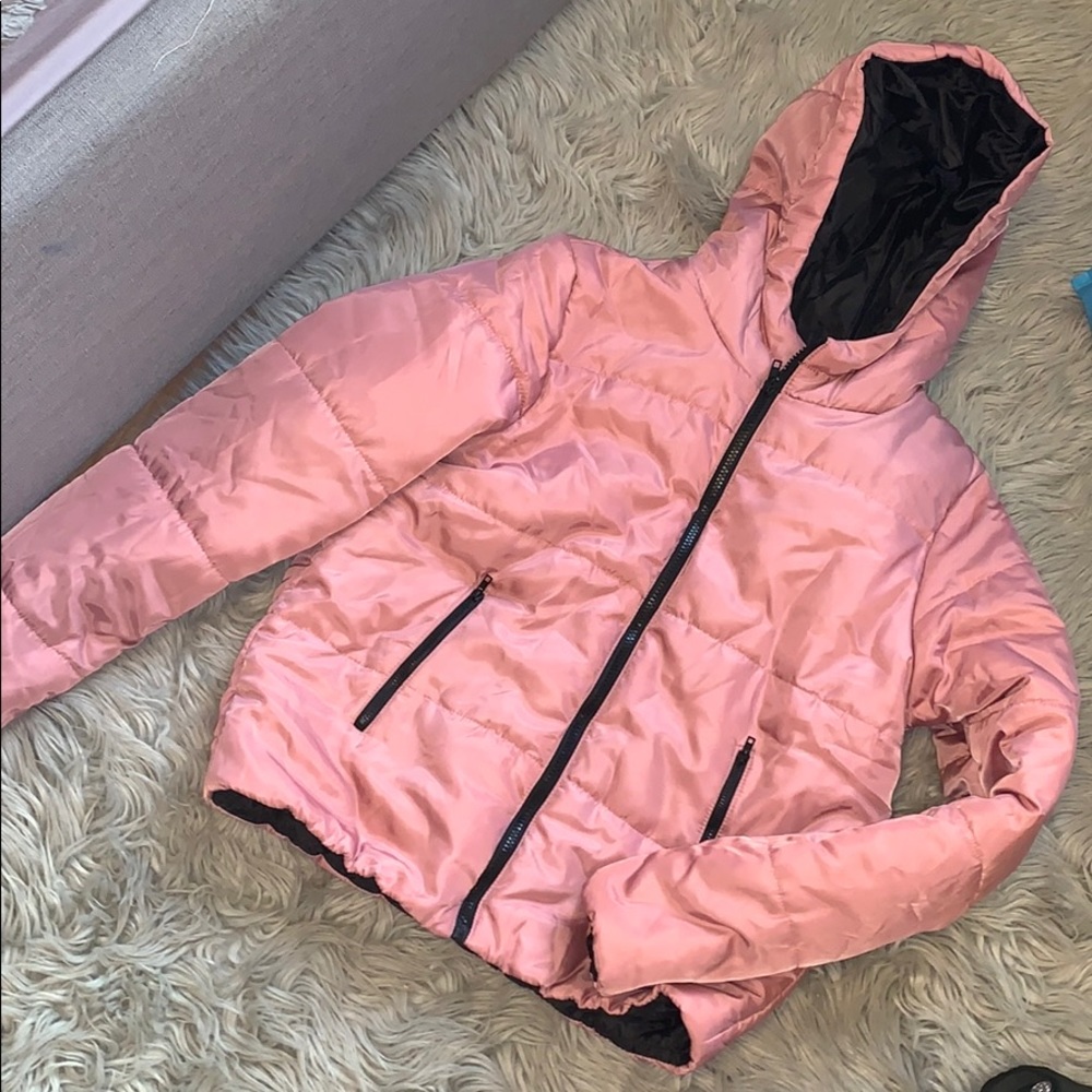 Pink Puffer Jacket